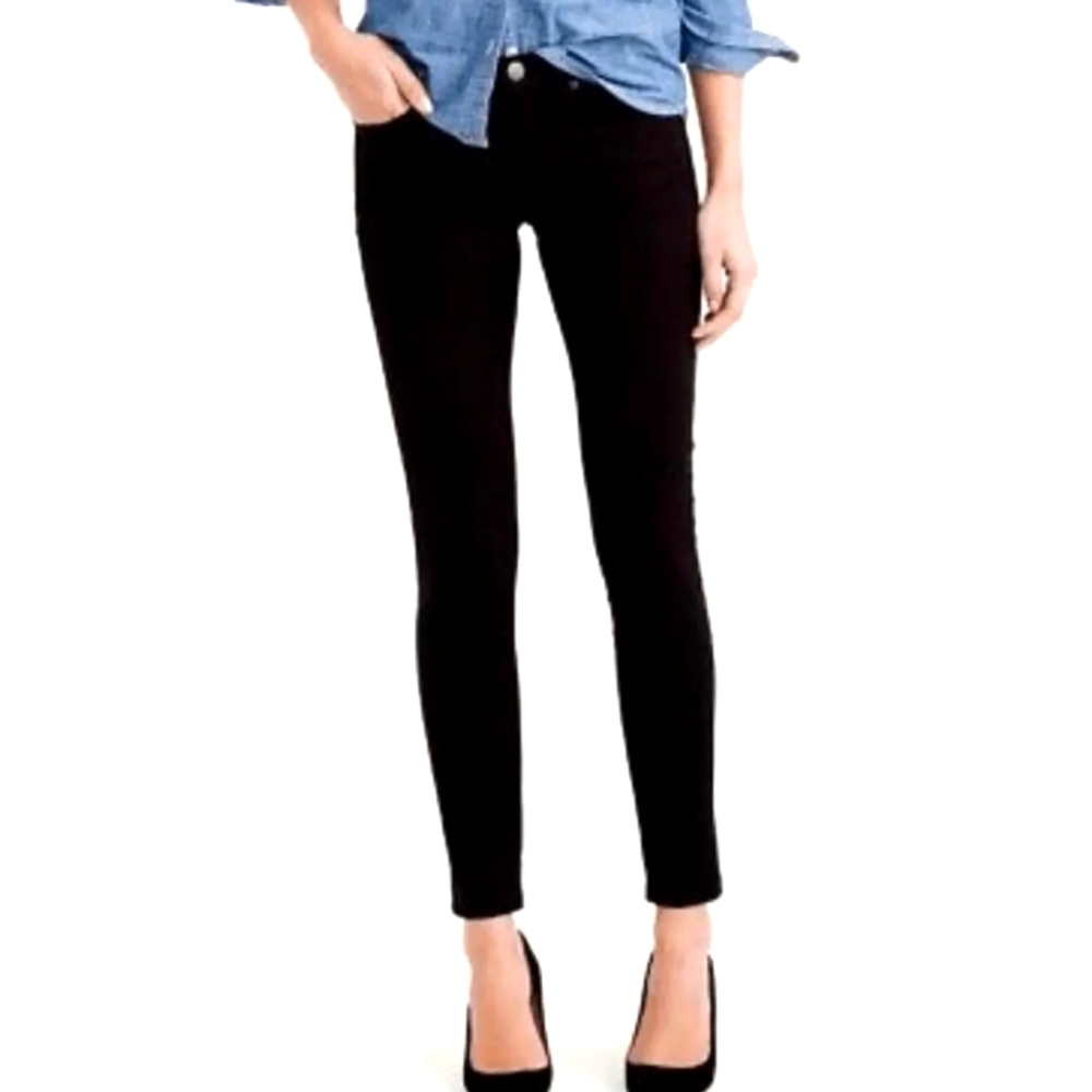 NWT J. Crew velvet 9" high-rise toothpick jean, size 25